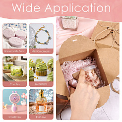 10Pcs Square Kraft Paper Gift Boxes&nbsp;CON-TA0001-13