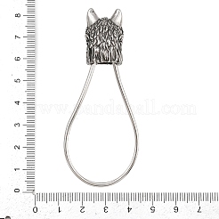 316 Surgical Stainless Steel Rhinestone Keychains&nbsp;STAS-Z165-03AS