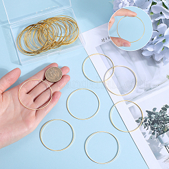 50Pcs Brass Linking Rings&nbsp;KK-SP0002-12B
