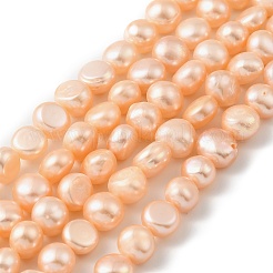 Natural Cultured Freshwater Pearl Beads Strands&nbsp;PEAR-P064-19J-01A