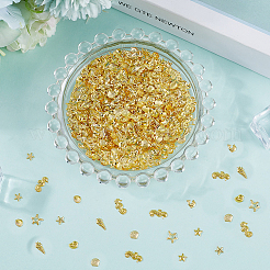 720Pcs 12 Styles Ocean Themed Alloy & Brass Cabochons&nbsp;MRMJ-SC0001-35
