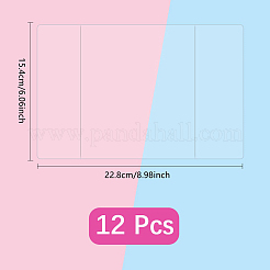 Transparent PVC Book Covers&nbsp;AJEW-WH20048-84D
