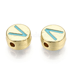 Alloy Enamel Beads&nbsp;ENAM-S122-029V-A-RS