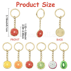 Alloy Enamel Keychains&nbsp;KEYC-YW00233-01