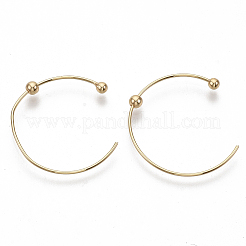 Brass Stud Earrings&nbsp;KK-S355-045-NF