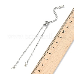 304 Stainless Steel Satellite Chain Bracelet Making&nbsp;AJEW-JB01626-01