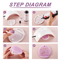 4Pcs 4 Style DIY Mobile Phone Holders Silicone Mold&nbsp;DIY-MP0001-12