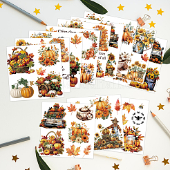 12 Sheets 12 Style PVC Stickers&nbsp;DIY-WH0570-018