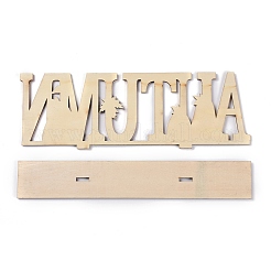 Natural Wood Display Decorations&nbsp;DJEW-O001-10