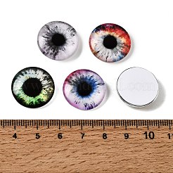 Printed Transparent Glass Cabochons&nbsp;GL-CBAA22A-03
