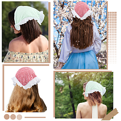 3Pcs 3 Styles Lace Triming Cloth Headbands for Women&nbsp;OHAR-CY0001-18