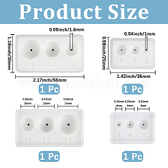 2Pcs 2 Styles Plastic Clay Bead Hole Punches&nbsp;DIY-PA0002-06