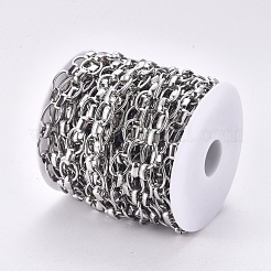 Tarnish Resistant 304 Stainless Steel Rolo Chains&nbsp;CHS-F009-04-P
