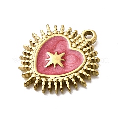 304 Stainless Steel Enamel Pendants&nbsp;STAS-I355-10G-02
