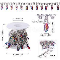 Glass Rhinestone Cup Chains&nbsp;CH-GF0001-01