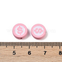 Spray Painted Alloy Beads&nbsp;PALLOY-S038-09B