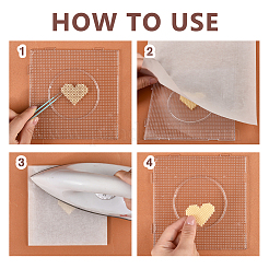 Square Ironing Paper used for DIY Fuse Beads&nbsp;DIY-WH0622-489A