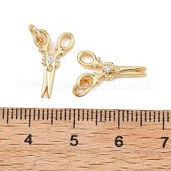SHEGRACE Brass Micro Pave Clear Cubic Zirconia Pendants&nbsp;XGRQ2C859-403G