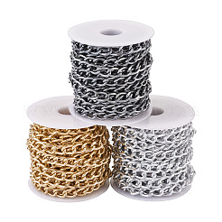 Aluminium Twisted Curb Chains&nbsp;CHA-CW0001-001