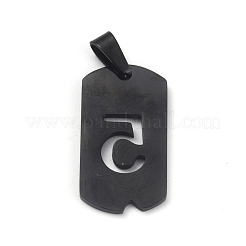 Ion Plating(IP) 304 Stainless Steel Pendants&nbsp;STAS-O127-E05