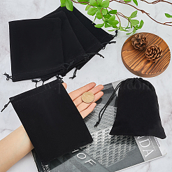 Rectangle Velvet Drawstring Pouches&nbsp;TP-CN0001-03B-02