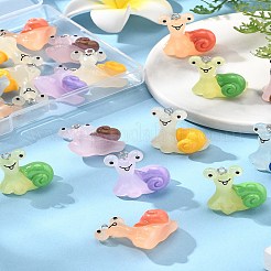 20Pcs Snail Resin Pendants&nbsp;RESI-FS0002-12