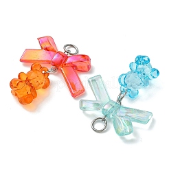 30Pcs Transparent Acrylic Pendant Decorations&nbsp;HJEW-JM04826