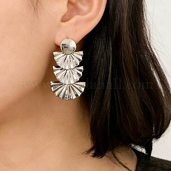 Alloy Stud Dangle Earrings for Women&nbsp;WGCD5B8-02