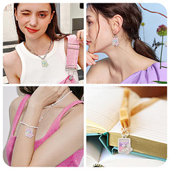 32Pcs 4 Colors Alloy Enamel Pendants&nbsp;FIND-TA0008-76B
