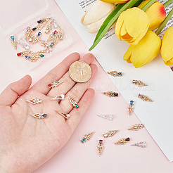 36Pcs 18 Style Alloy Rhinestones Cabochons&nbsp;MRMJ-OC0003-52