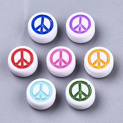 Opaque Acrylic Beads&nbsp;MACR-N008-35