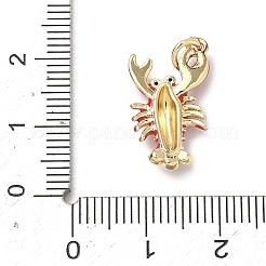 Brass Micro Pave Cubic Zirconia Pendants&nbsp;KK-H255-01B-G03