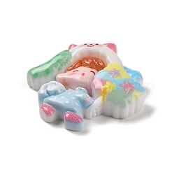 Opaque Resin Decoden Cabochons&nbsp;RESI-R447-03D