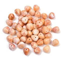 Two Tone Opaque Acrylic Imitation Gemstone Beads&nbsp;OACR-T033-04