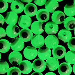 Luminous & Printed Opaque Acrylic Beads&nbsp;LACR-G050-01E