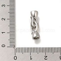 Brass Fold Over Clasps&nbsp;KK-H480-14P