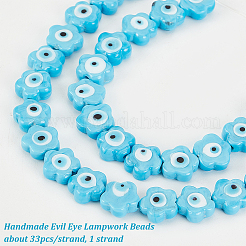 Handmade Evil Eye Lampwork Beads&nbsp;LAMP-DC0001-07B