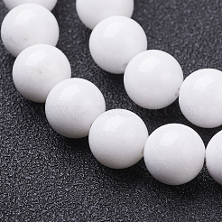 Natural Mashan Jade Round Beads Strands&nbsp;G-D263-8mm-XS01