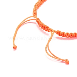 Lampwork Evil Eye Braided Bead Bracelet&nbsp;BJEW-JB07857-01