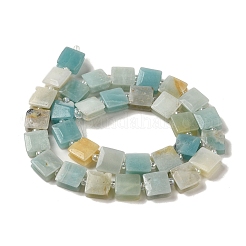 Natural Flower Amazonite Beads Strands&nbsp;G-L596-A14-01