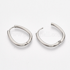 Tarnish Resistant 201 Stainless Steel Huggie Hoop Earrings&nbsp;STAS-T045-47B