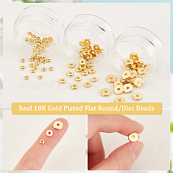 90Pcs 3 Styles Brass Beads&nbsp;KK-BC0013-04