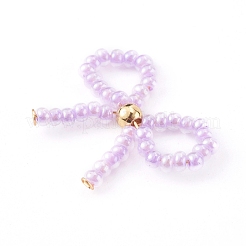 Handmade Glass Seed Beads Woven Pendants&nbsp;PALLOY-JF00632