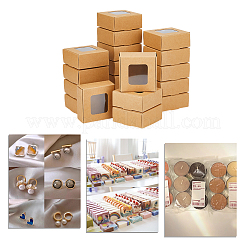 Kraft Paper Candy Storage Box&nbsp;CON-WH0084-90A