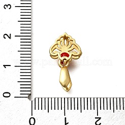 Brass Ice Pick Pinch Bails&nbsp;KK-M313-15G-02