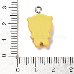 Opaque Resin Pendants&nbsp;RESI-G097-01C