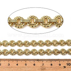 Brass Twisted Ring Link Chains&nbsp;CHC-NH0001-01G
