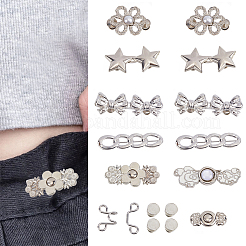 8 Styles Alloy Adjustable Jean Button Pins&nbsp;BUTT-DJ0001-23
