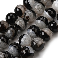Natural Agate Beads Strands&nbsp;G-F820-K06-16mm-01D