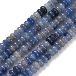 Natural Blue Aventurine Beads Strands&nbsp;G-Z110-B25-2x4mm
